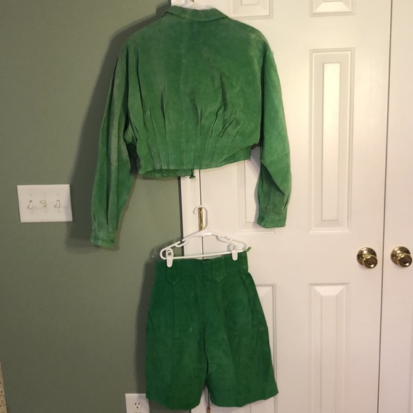Vintage Wilsons Leather Jacket and Shorts Set - Picture 2 of 6